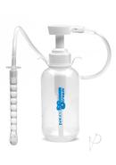 Cleanstream Pump Action Enema Bottle With Nozzle - Clear