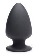 Squeeze-it Squeezable Silicone Anal Plug - Medium - Black