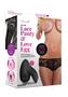 Secrets Low Rise Lace Panty And Love Egg Rechargeable Panty Vibe With Remote Control - Black