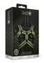 Ouch! Bonded Leather Body Harness Glow In The Dark - Large/xlarge - Green